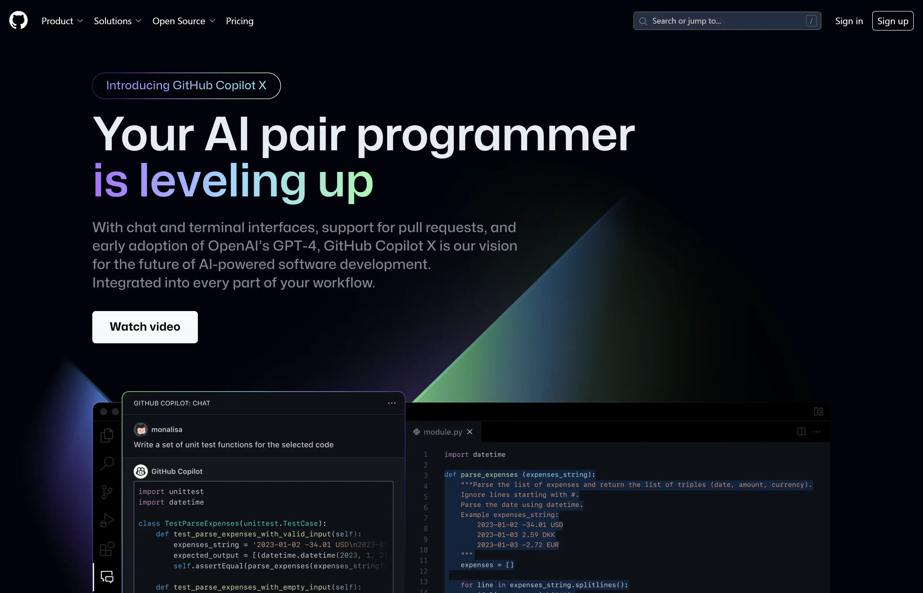 Github Copilot X