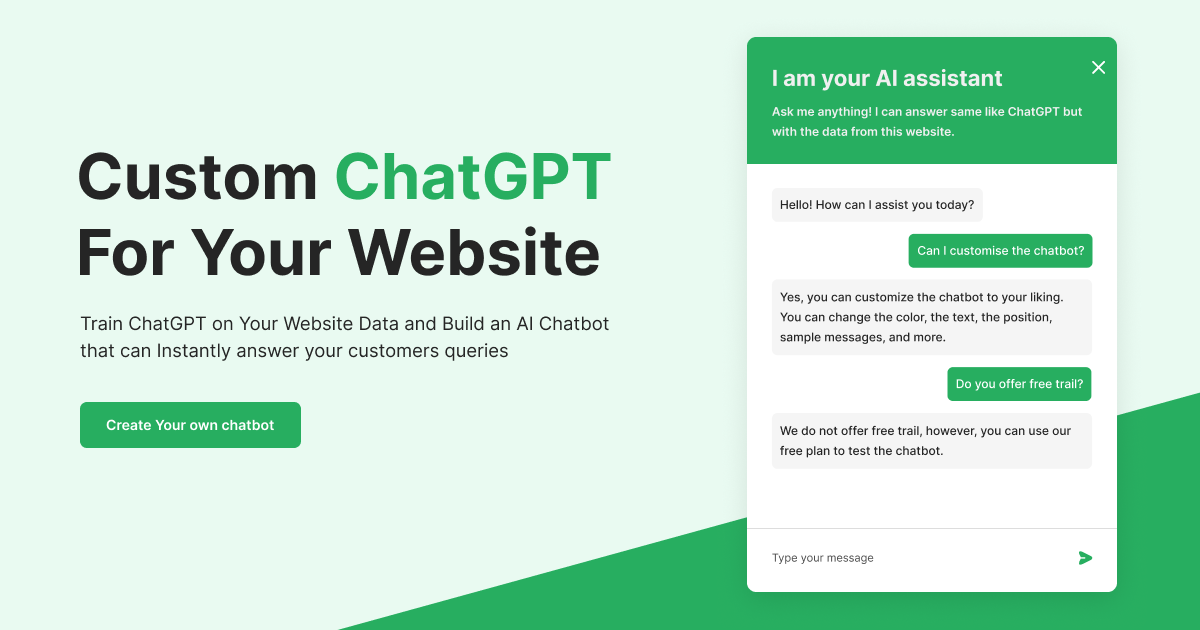 WebWhiz - ChatGPT for your website